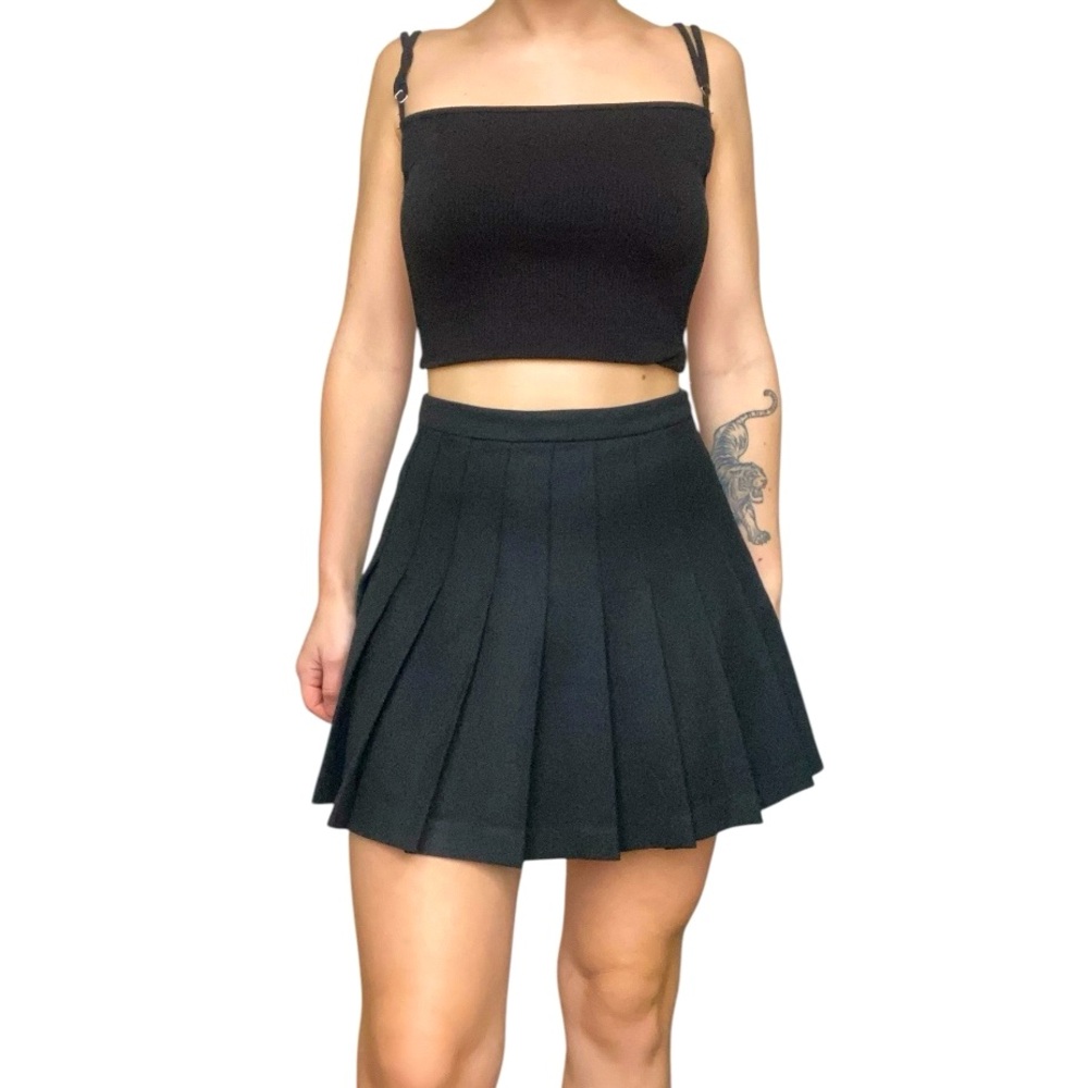 Wilfred Black Skater Skirt